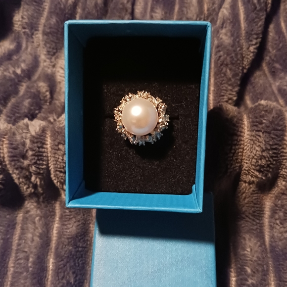 JTV Jewelry - NEW! JTV Pearl Ring Sz 8